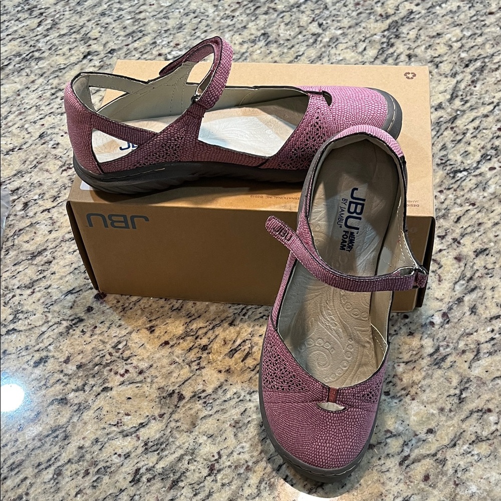 JBU Mauve Mary Jane Flats - Picture 9 of 10